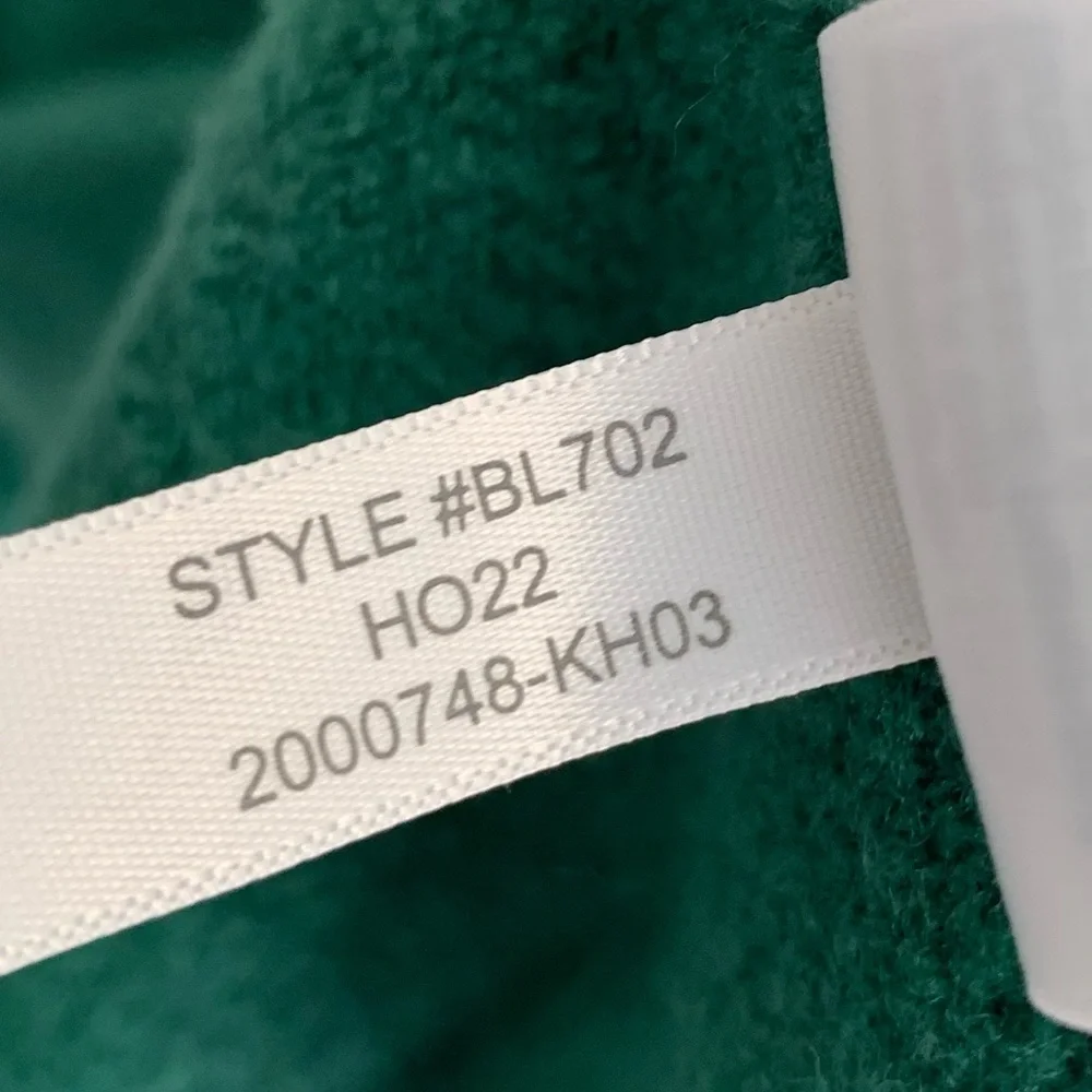 J. Crew Turtleneck Long Sleeve Sweater Dress Green Large